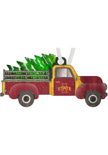 Iowa State Cyclones Christmas Truck Ornament