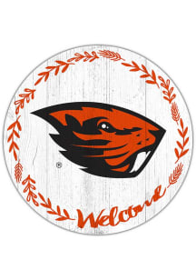 Oregon State Beavers Welcome Circle Sign