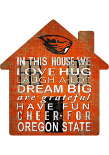 Oregon State Beavers 12 inch House Sign