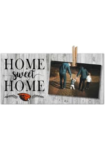 Oregon State Beavers Home Sweet Home Clothespin Picture Frame