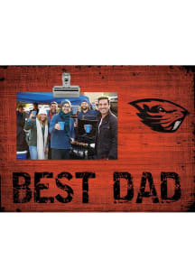 Oregon State Beavers Best Dad Clip Picture Frame