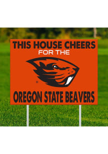 Oregon State Beavers This House Cheers For Yard Sign