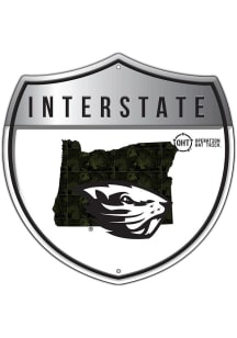 Oregon State Beavers 12in OHT Camo Interstate Sign