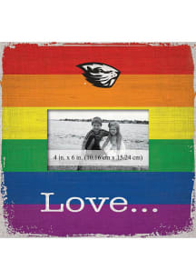 Oregon State Beavers Love Pride Picture Frame