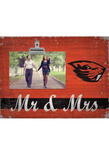 Oregon State Beavers Mr and Mrs Clip Picture Frame