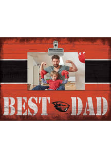 Oregon State Beavers Best Dad Clip Picture Frame