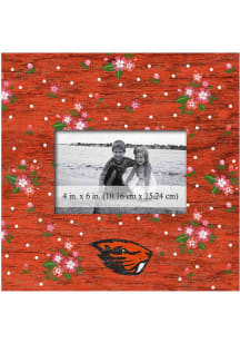 Oregon State Beavers Floral Picture Frame