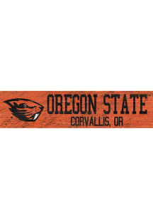 Oregon State Beavers 6x24 Sign
