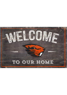 Oregon State Beavers Welcome to our Home Sign