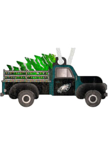 Philadelphia Eagles Christmas Truck Ornament - Black