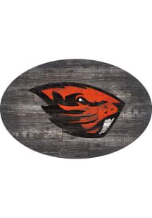 Oregon State Beavers 46 Inch Distressed Wood Sign