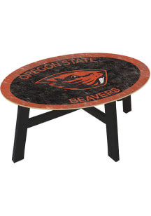 Oregon State Beavers Team Color Logo Orange Coffee Table