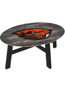 Oregon State Beavers Distressed Wood Orange Coffee Table