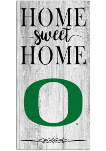 Oregon Ducks Home Sweet Home Whitewashed Sign