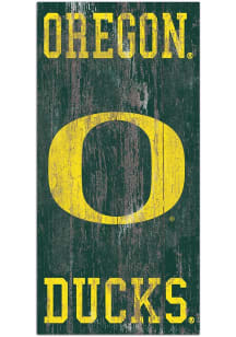 Oregon Ducks Heritage Logo 6x12 Sign