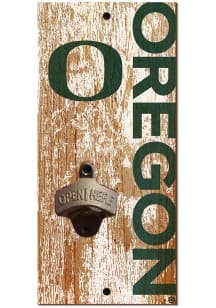 Oregon Ducks Distressed Bottle Opener Sign