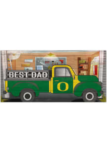 Oregon Ducks Best Dad Truck Sign
