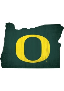 Oregon Ducks State Cutout Sign