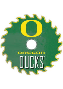 Oregon Ducks Rust Circular Saw Sign