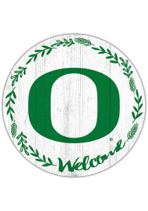 Oregon Ducks Welcome Circle Sign