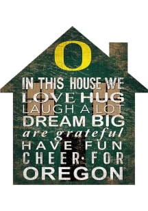 Oregon Ducks 12 inch House Sign