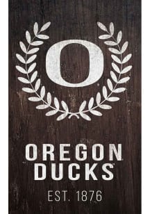 Oregon Ducks Laurel Wreath Sign