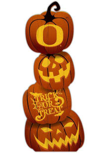 Oregon Ducks Pumpkin Stack Leaner Sign