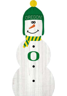 Oregon Ducks Snowman Leaner Sign
