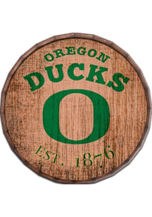 Oregon Ducks Established Dated Sign - Green