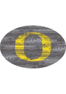 Oregon Ducks 46 Inch Distressed Wood Sign