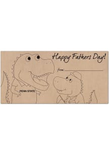 Penn State Nittany Lions Fathers Day Coloring Sign