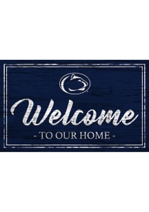 Penn State Nittany Lions Welcome to our Home 6x12 Sign