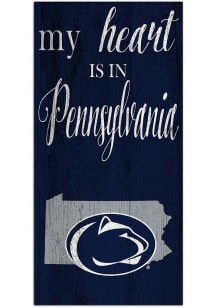Penn State Nittany Lions My Heart State Sign