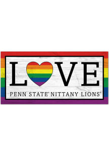 Penn State Nittany Lions LGBTQ Love Sign