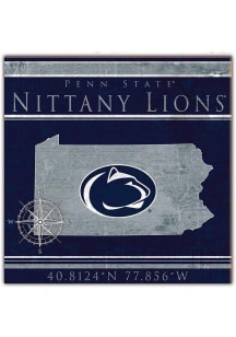 Penn State Nittany Lions Coordinates Sign