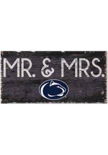 Penn State Nittany Lions Mr and Mrs Sign