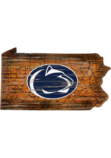 Penn State Nittany Lions Mini Roadmap State Sign