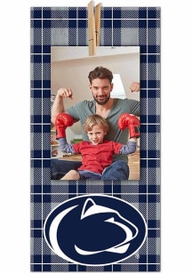 Penn State Nittany Lions Plaid Clothespin Sign