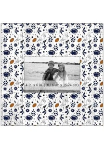 Penn State Nittany Lions Floral Pattern Picture Frame