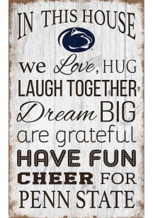 Penn State Nittany Lions In This House 11x19 Sign