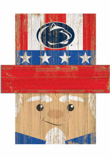 Penn State Nittany Lions Patriotic Head Sign
