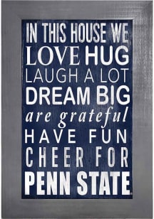 Penn State Nittany Lions In This House Picture Frame