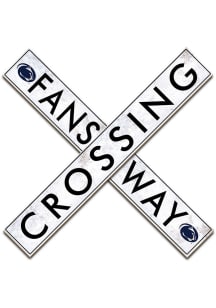 Penn State Nittany Lions 24 Inch Fans Way Crossing Wall Art