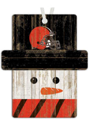 Cleveland Browns Snowman Ornament