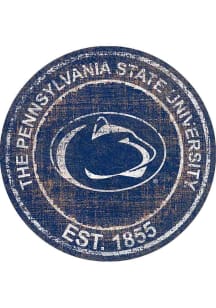 Penn State Nittany Lions Round Heritage Logo Sign