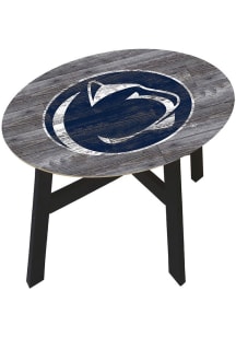 Penn State Nittany Lions Logo Heritage Side Blue End Table
