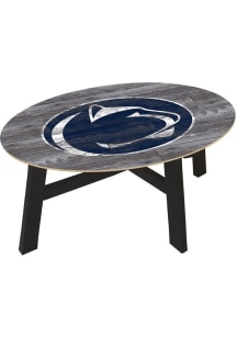 Penn State Nittany Lions Distressed Wood Blue Coffee Table