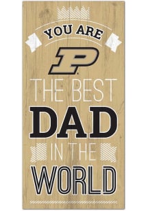 Purdue Boilermakers Best Dad in the World Sign