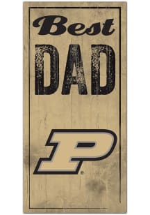 Purdue Boilermakers Best Dad Sign