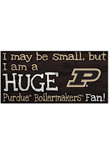 Purdue Boilermakers Huge Fan Sign - Black